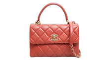 CHANEL TRENDY CC SMALL FLAP LAMBSKIN TERRACOTA