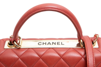 CHANEL TRENDY CC SMALL FLAP LAMBSKIN TERRACOTA