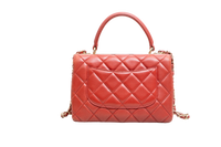 CHANEL TRENDY CC SMALL FLAP LAMBSKIN TERRACOTA