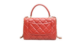 CHANEL TRENDY CC SMALL FLAP LAMBSKIN TERRACOTA