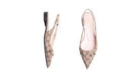 DESAPEGO JULIA FARIA GUCCI SLINGBACK ERIN CANVAS GG SUPREME - 39 BR