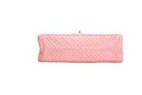 CHANEL REISSUE 2.55 SHEEPSKIN CHEVRON DOUBLE FLAP ROSE