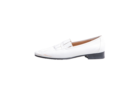 DESAPEGO JULIA FARIA THE ROW LOAFER ADAM PLEAT WHITE