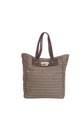 FENDI TOTE SHOPPING ZUCCHONO BROWN