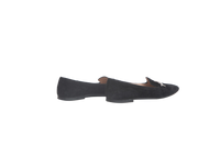 TOD'S LOAFER VELVET DOUBLE T SLIP ON BLACK - 38 BR