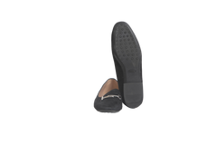 TOD'S LOAFER VELVET DOUBLE T SLIP ON BLACK - 38 BR