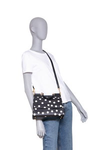 D&G SICILY MEDIUM POLKA DOT BLACK/WHITE