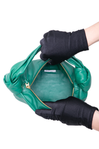 BOTTEGA DOUBLE KNOT MINI GREEN