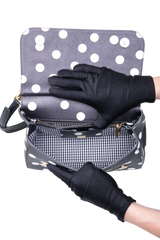 D&G SICILY MEDIUM POLKA DOT BLACK/WHITE