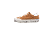 GOLDEN GOOSE SNEAKER SUPER-STAR LEATHER/SUEDE TAN - 36 BR
