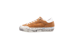 GOLDEN GOOSE SNEAKER SUPER-STAR LEATHER/SUEDE TAN - 36 BR