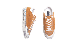 GOLDEN GOOSE SNEAKER SUPER-STAR LEATHER/SUEDE TAN - 36 BR
