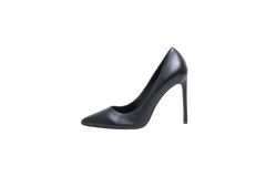 YSL POINTED TOE LEATHER BLACK - 37 BR