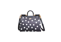 D&G SICILY MEDIUM POLKA DOT BLACK/WHITE