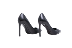 YSL POINTED TOE LEATHER BLACK - 37 BR