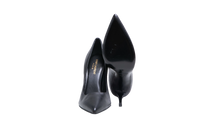 YSL POINTED TOE LEATHER BLACK - 37 BR