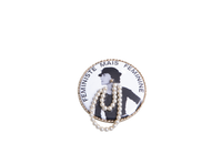 CHANEL BROOCH COCO FEMINISTE & PEARLS