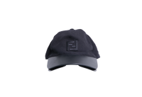 FENDI BASEBALL CAP WITH SUNGLASSES CANVAS AND LEATHER BLACK