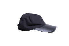 FENDI BASEBALL CAP WITH SUNGLASSES CANVAS AND LEATHER BLACK