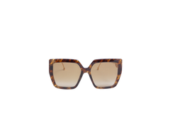 FENDI FF BUTTERFLY ACETATE HAVANA METAL GOLD