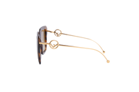 FENDI FF BUTTERFLY ACETATE HAVANA METAL GOLD
