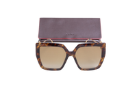 FENDI FF BUTTERFLY ACETATE HAVANA METAL GOLD