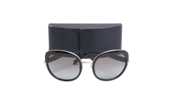 PRADA ROUND METAL BLACK