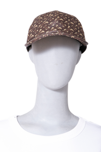 BURBERRY BASEBALL CAP COATED CANVAS TB MONOGRAM