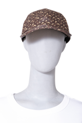 BURBERRY BASEBALL CAP COATED CANVAS TB MONOGRAM