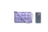 BOTTEGA PADDED CASSETTE MAXI INTRECCIATO LILAC
