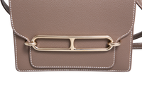 HERMÈS ROULIS 18 MINI EVERCOLOR ÉTOUPE - PERMABRASS HDWR