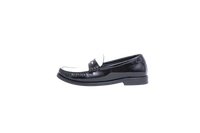 YSL LE LOAFER PATENT LEATHER LOAFERS B&W - 34 BR
