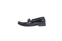 YSL LE LOAFER PATENT LEATHER LOAFERS B&W - 34 BR
