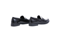 YSL LE LOAFER PATENT LEATHER LOAFERS B&W - 34 BR