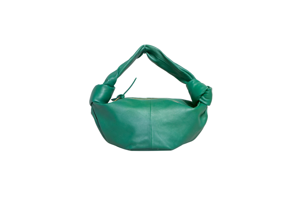 BOTTEGA DOUBLE KNOT MINI GREEN