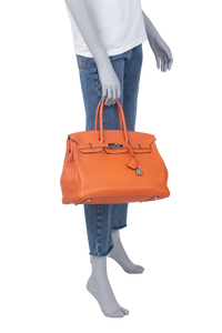 HERMÈS BIRKIN 35 TOGO LEATHER ORANGE