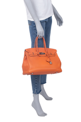 HERMÈS BIRKIN 35 TOGO LEATHER ORANGE