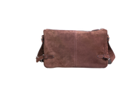 PRADA SUEDE SHOULDER BAG DARK BROWN