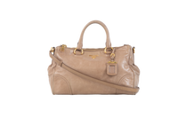 PRADA VITELLO SATCHEL BEIGE