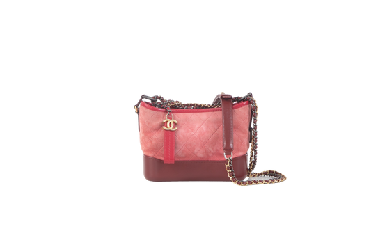 CHANEL GABRIELLE BURGUNDY & ROSE ANTIQUE