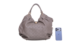 LV MAHINA LARGE HOBO GREY