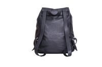 YSL FESTIVAL BACKPACK FRINGE LEATHER BLACK