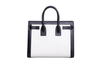 YSL SAC DE JOUR SMALL LEATHER BLACK/WHITE