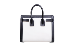 YSL SAC DE JOUR SMALL LEATHER BLACK/WHITE