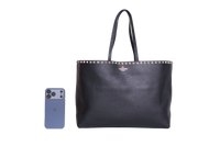 VALENTINO SHOPPER ROCKSTUD BLACK