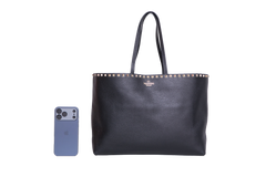 VALENTINO SHOPPER ROCKSTUD BLACK