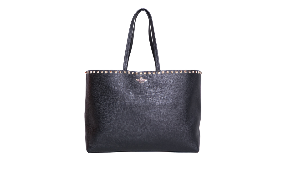VALENTINO SHOPPER ROCKSTUD BLACK