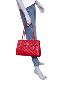 CHANEL MISIA CAMERA FLAP LAMBSKIN RED 2016