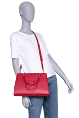 GUCCI SOHO SATCHEL BAG RED