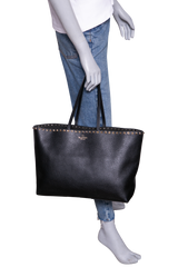 VALENTINO SHOPPER ROCKSTUD BLACK